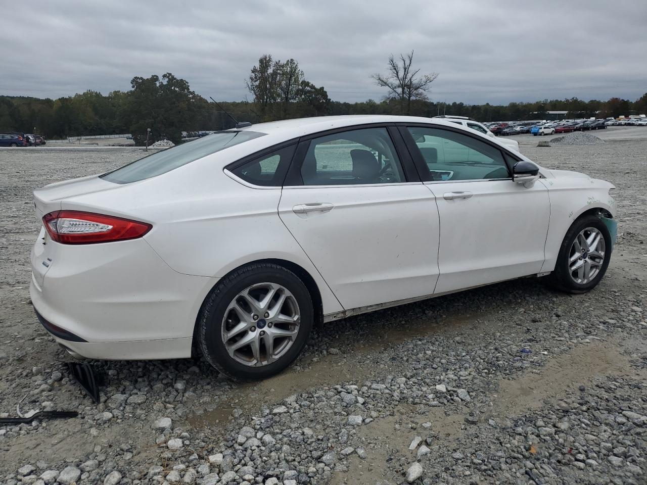 2015 Ford Fusion Se White vin: 3FA6P0HD9FR273885