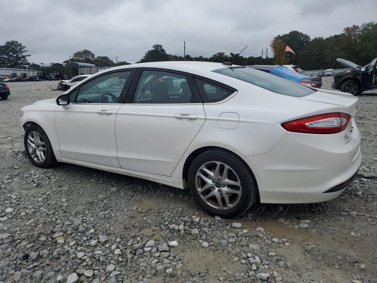 2015 Ford Fusion Se White vin: 3FA6P0HD9FR273885