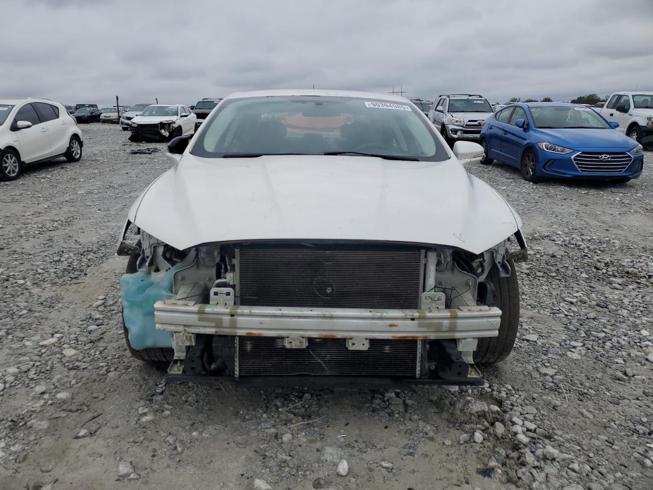 2015 Ford Fusion Se White vin: 3FA6P0HD9FR273885