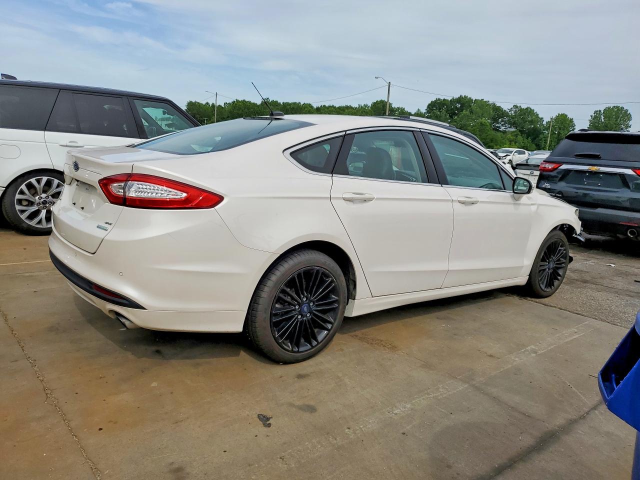 2016 Ford Fusion Se White vin: 3FA6P0HD9GR380145