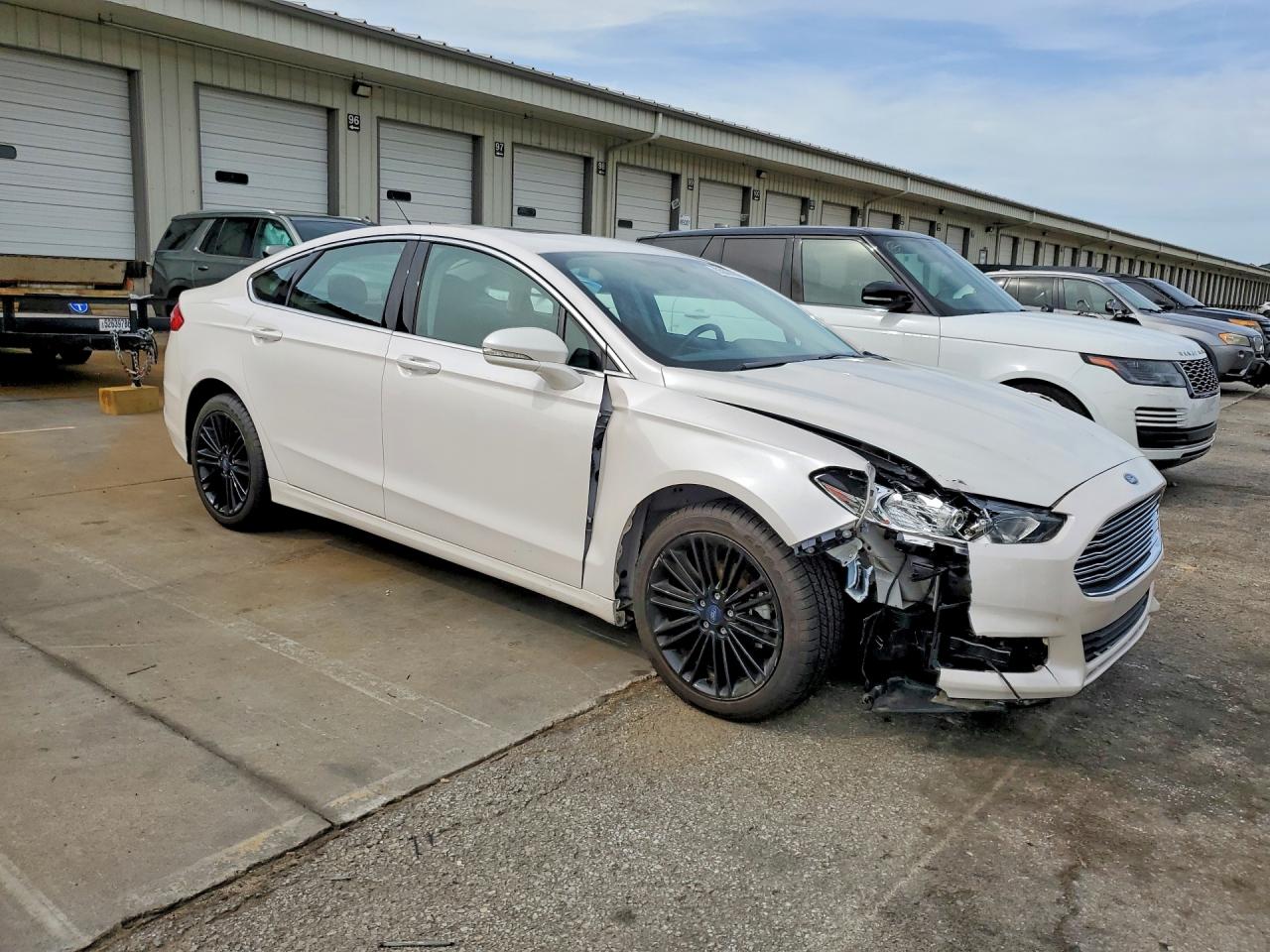 2016 Ford Fusion Se White vin: 3FA6P0HD9GR380145