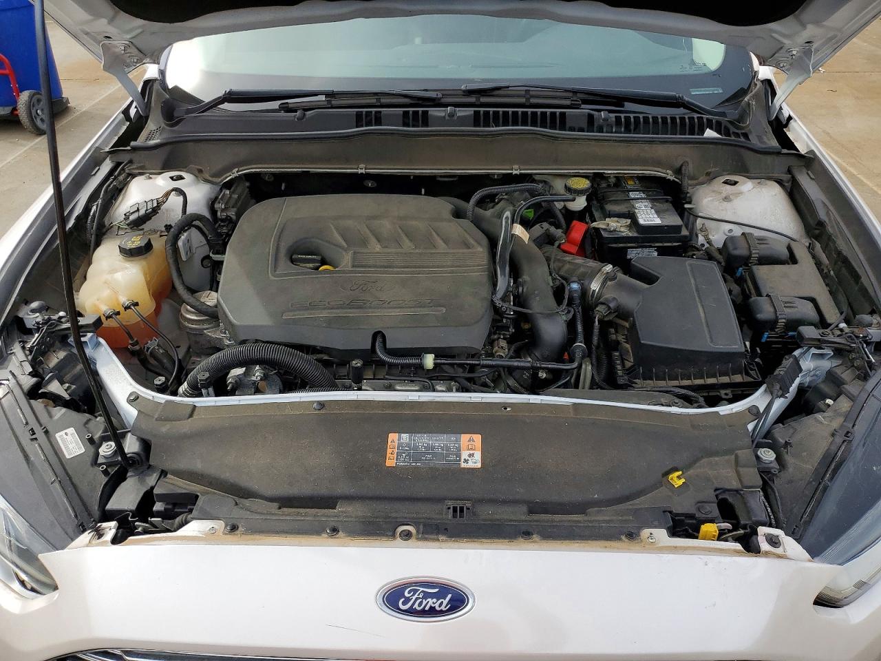 2016 Ford Fusion Se White vin: 3FA6P0HD9GR380145