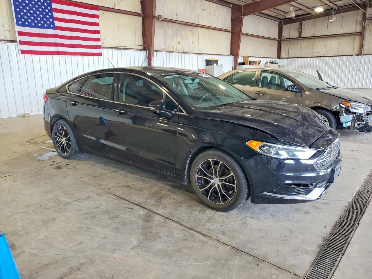 2018 Ford Fusion Se Black vin: 3FA6P0HD9JR153514
