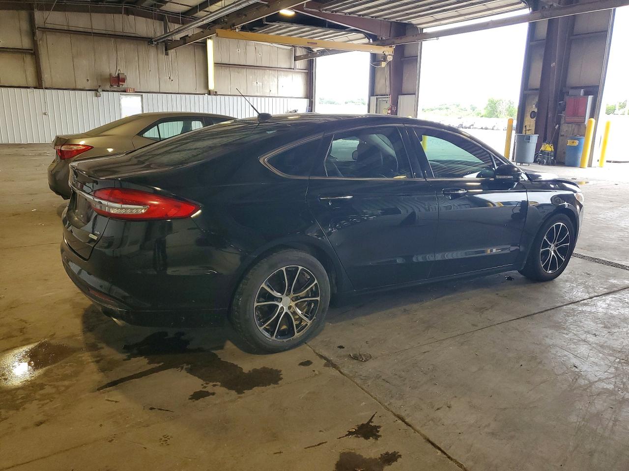 2018 Ford Fusion Se Black vin: 3FA6P0HD9JR153514