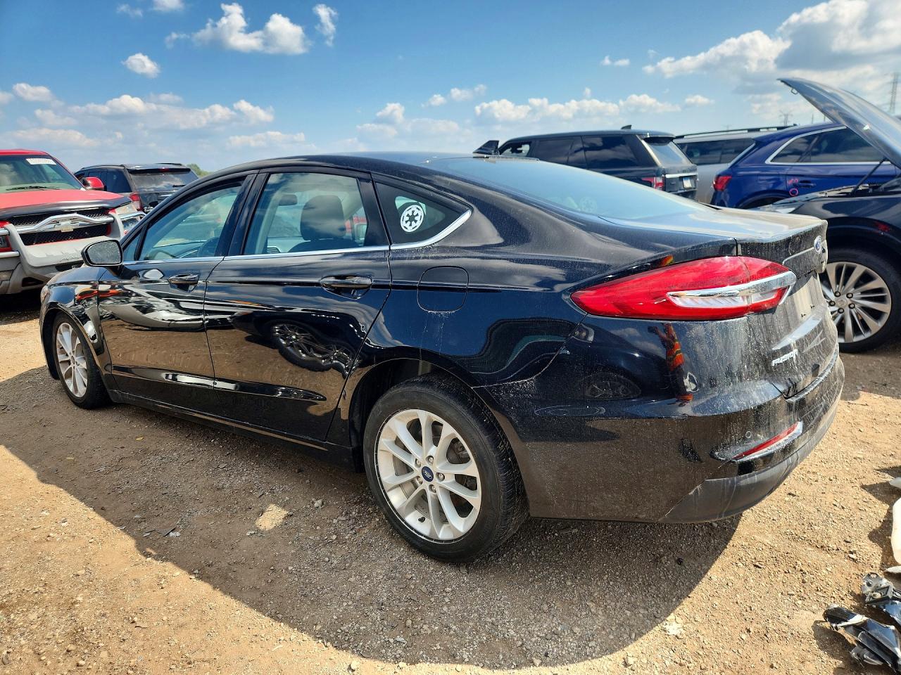 2020 Ford Fusion Se Black vin: 3FA6P0HD9LR235021