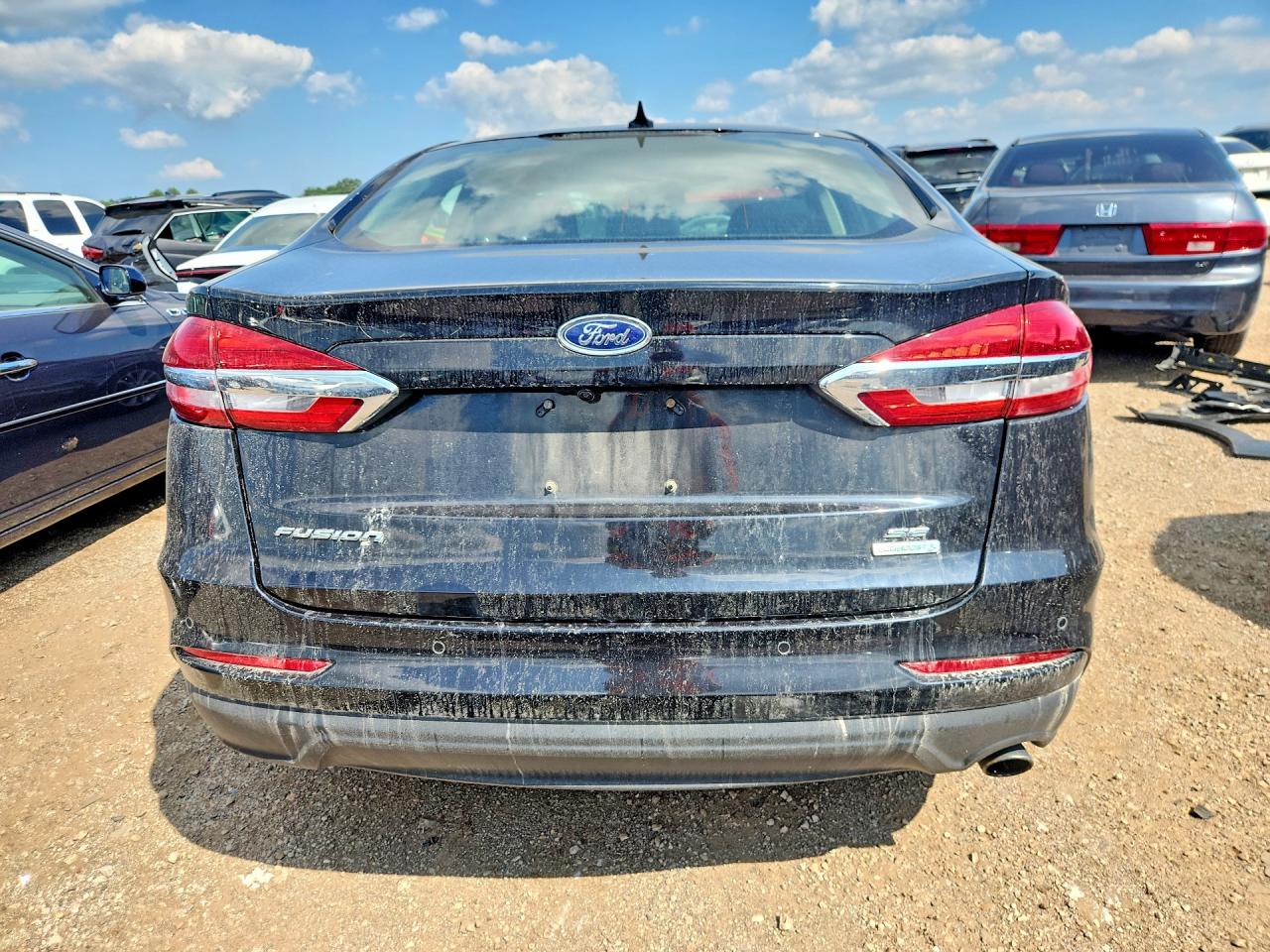 2020 Ford Fusion Se Black vin: 3FA6P0HD9LR235021