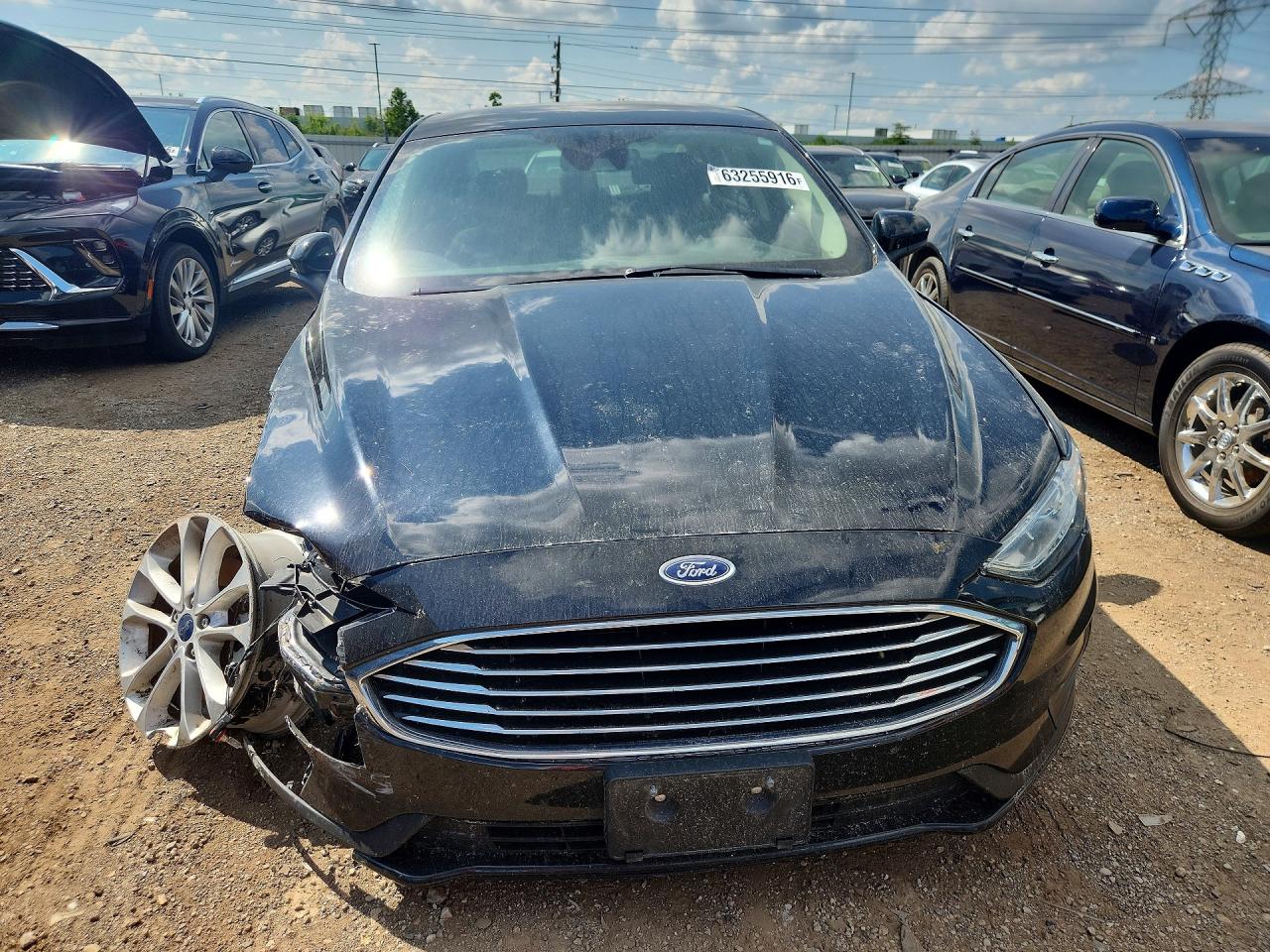 2020 Ford Fusion Se Black vin: 3FA6P0HD9LR235021