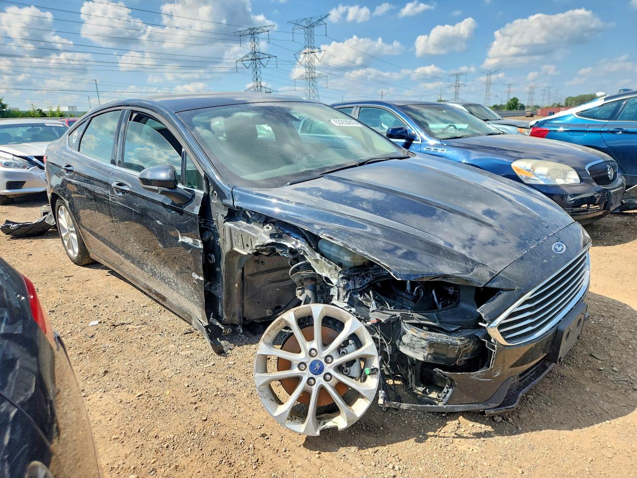 2020 Ford Fusion Se Black vin: 3FA6P0HD9LR235021