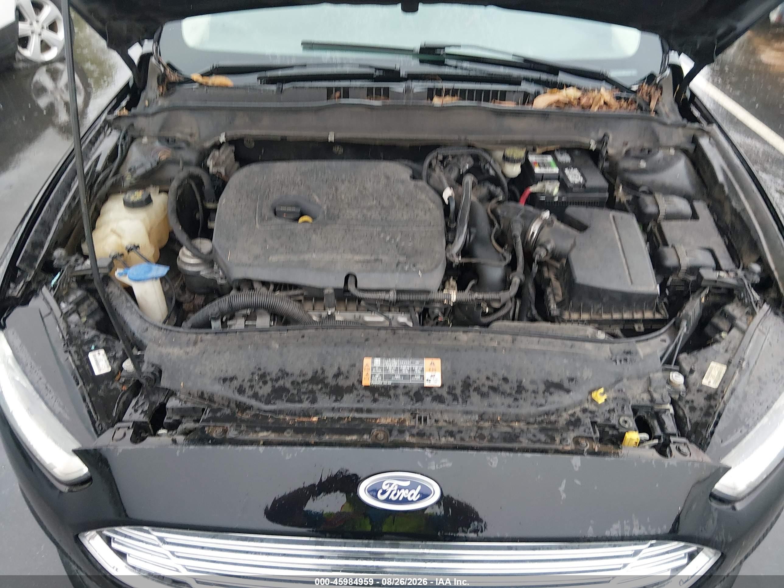 2014 Ford Fusion Se Черный vin: 3FA6P0HDXER144049
