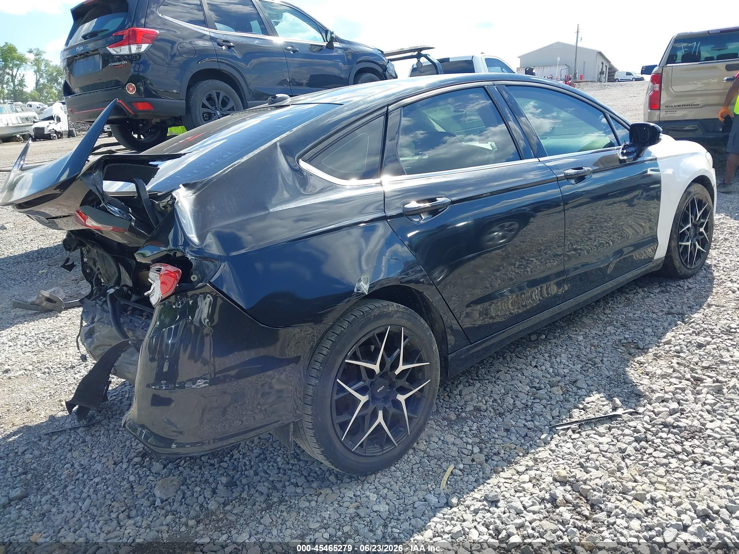 2014 Ford Fusion Se Black vin: 3FA6P0HDXER146027