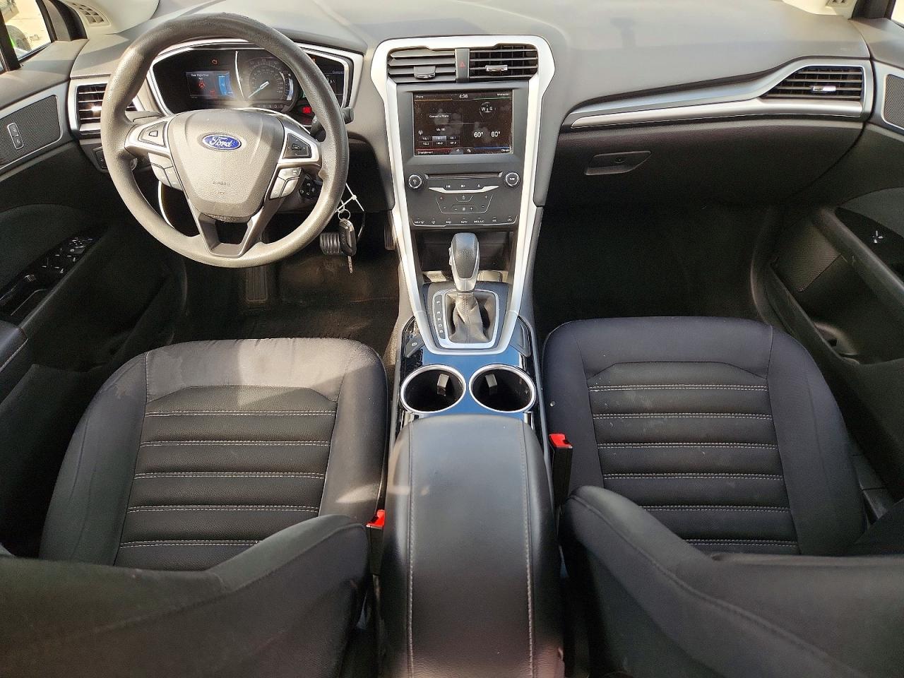 2014 Ford Fusion Se Gray vin: 3FA6P0HDXER157688