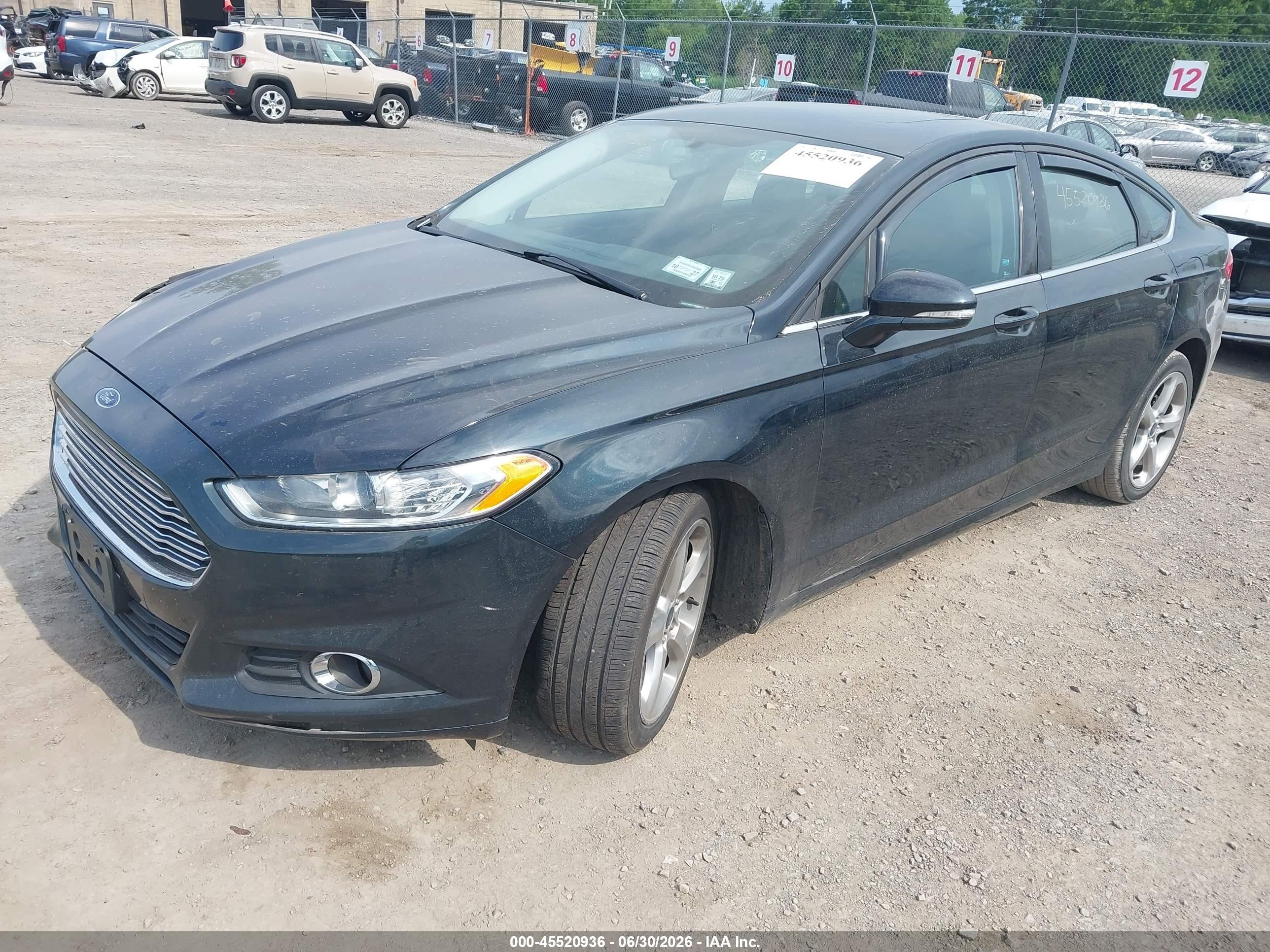 2014 Ford Fusion Se Черный vin: 3FA6P0HDXER166875