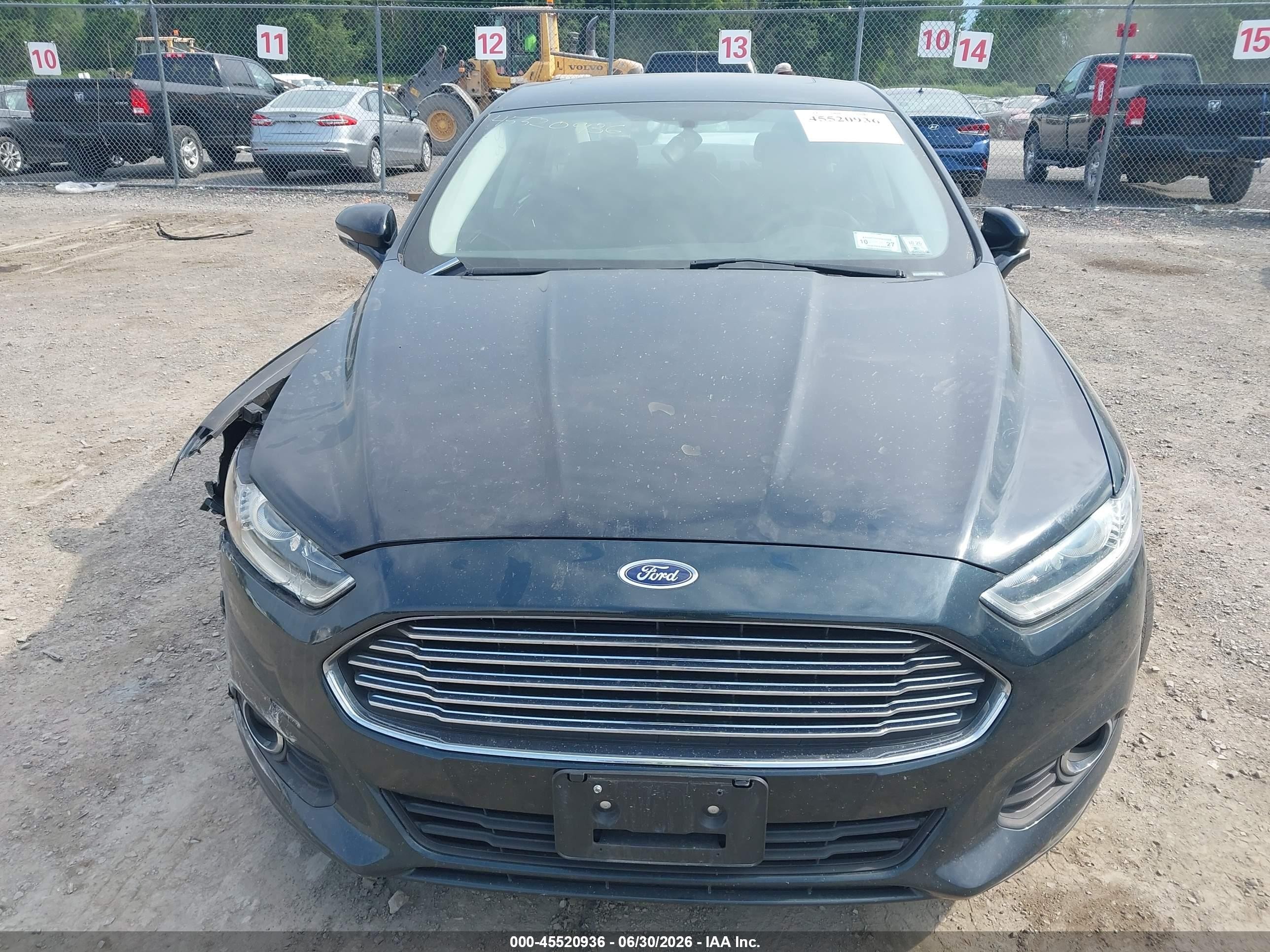 2014 Ford Fusion Se Черный vin: 3FA6P0HDXER166875