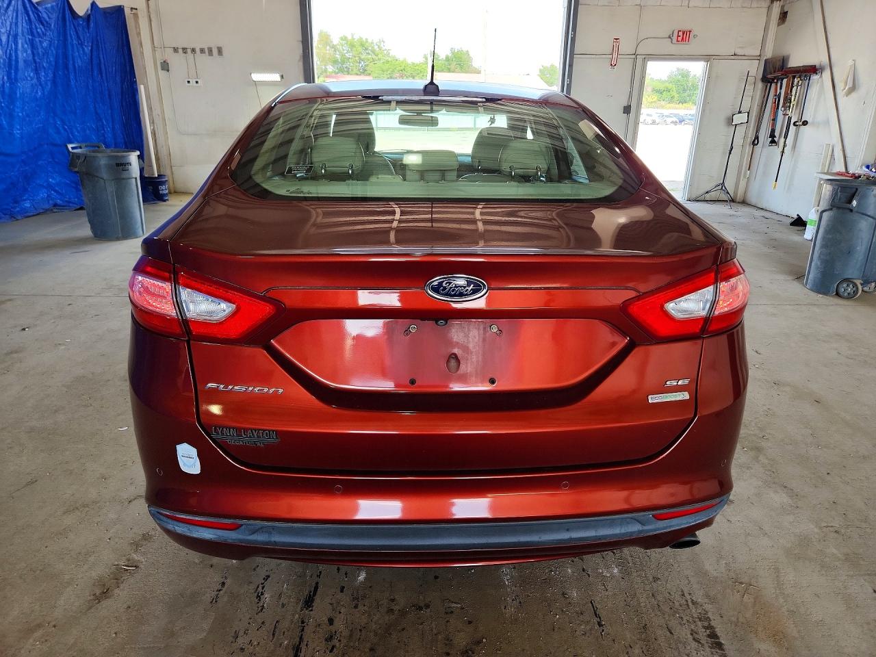 2014 Ford Fusion Se Red vin: 3FA6P0HDXER173518