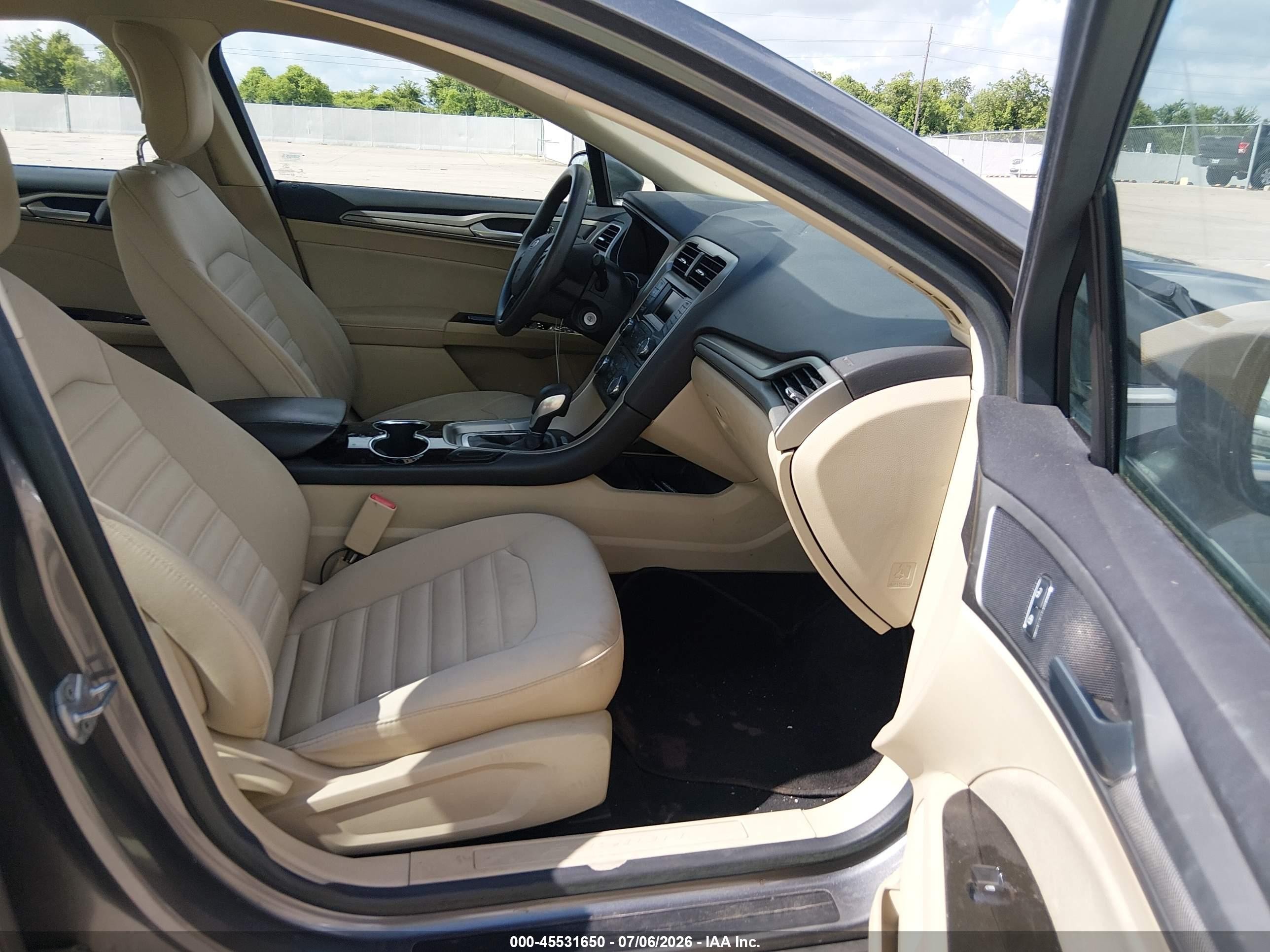 2014 Ford Fusion Se Gray vin: 3FA6P0HDXER184700
