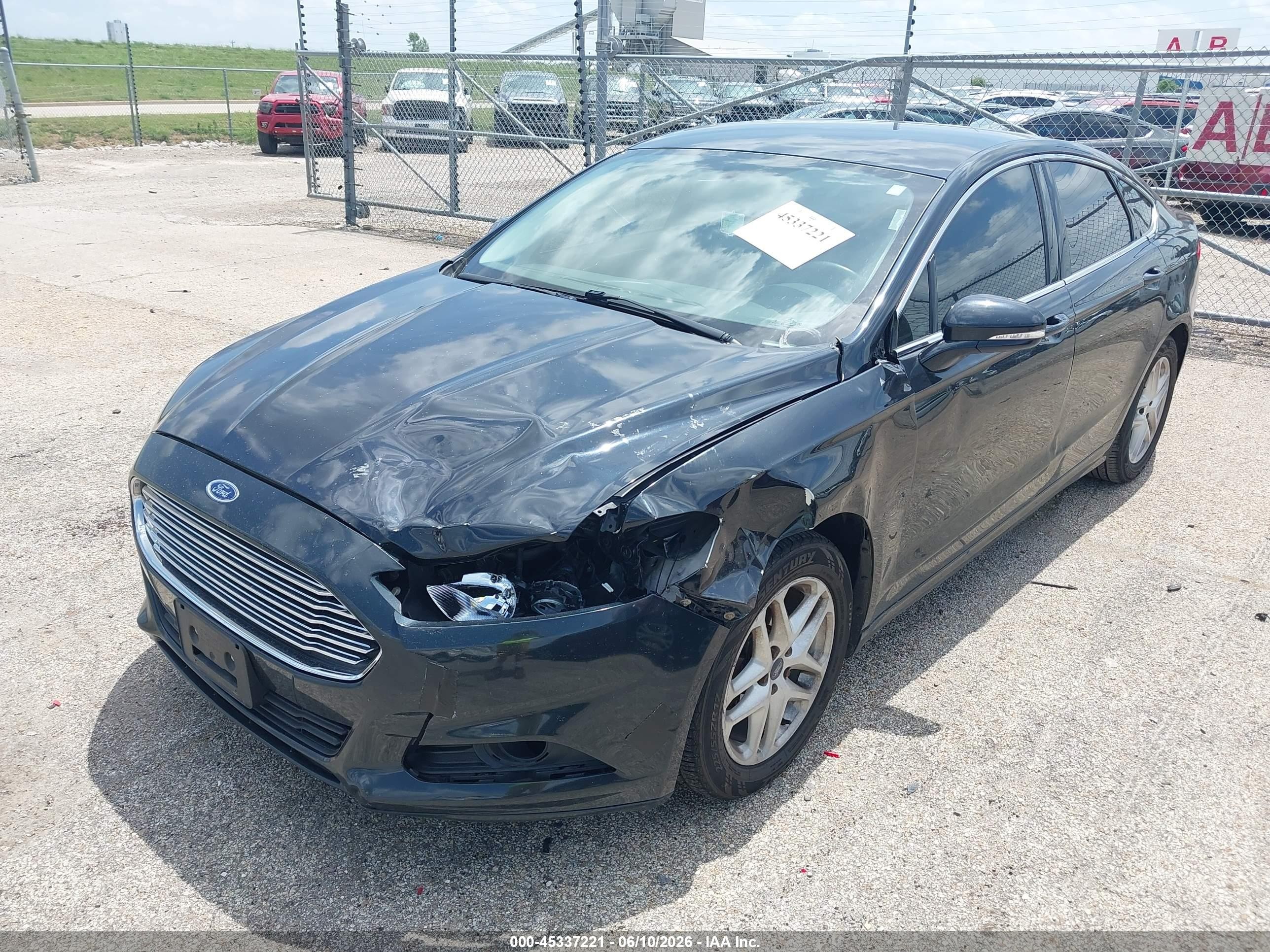 2014 Ford Fusion Se Black vin: 3FA6P0HDXER211331