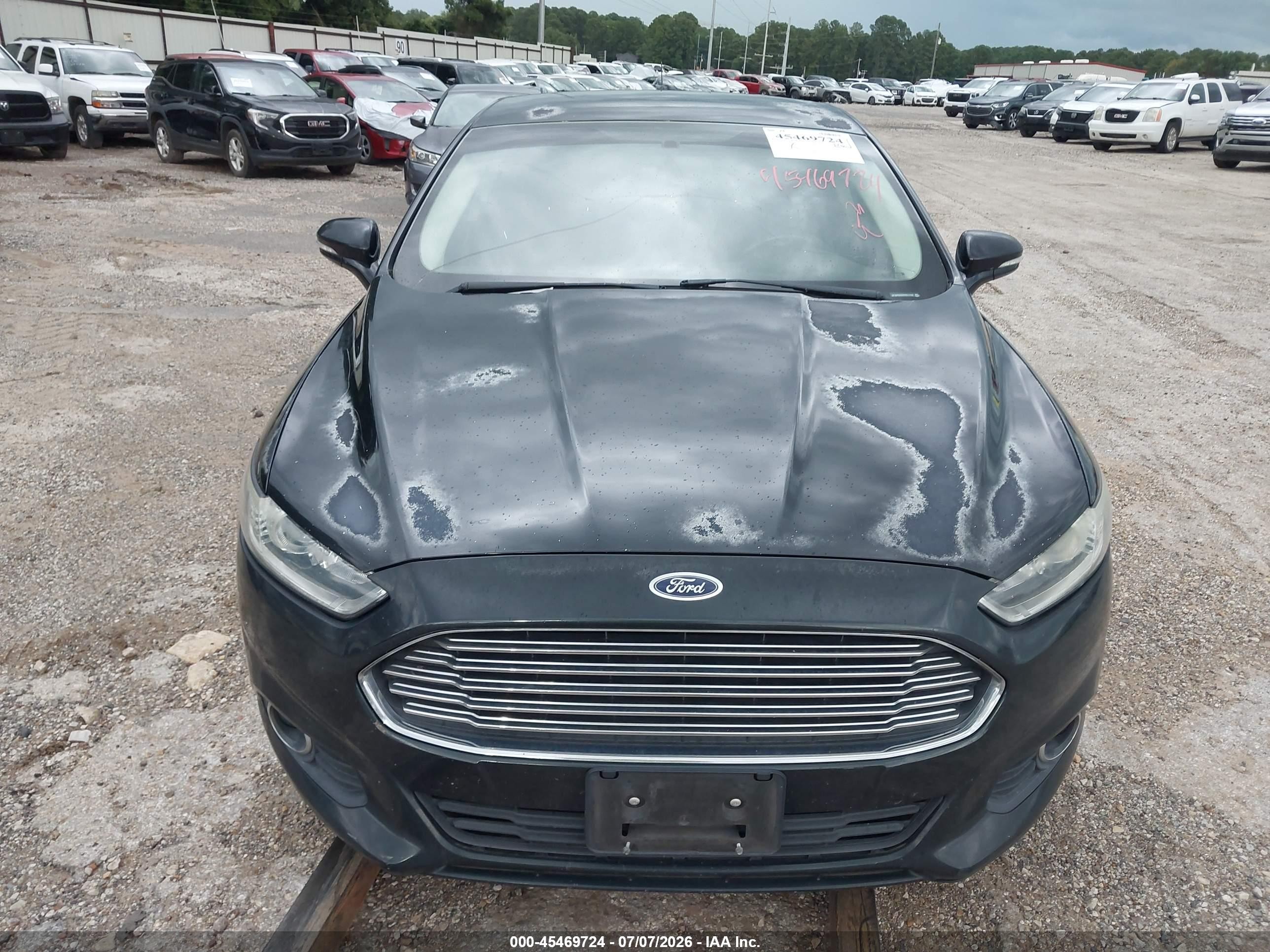 2014 Ford Fusion Se Black vin: 3FA6P0HDXER211796