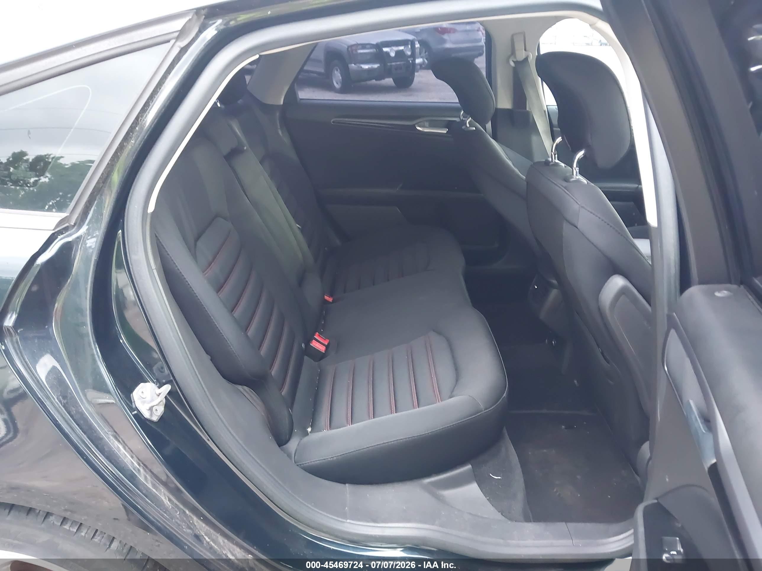 2014 Ford Fusion Se Black vin: 3FA6P0HDXER211796