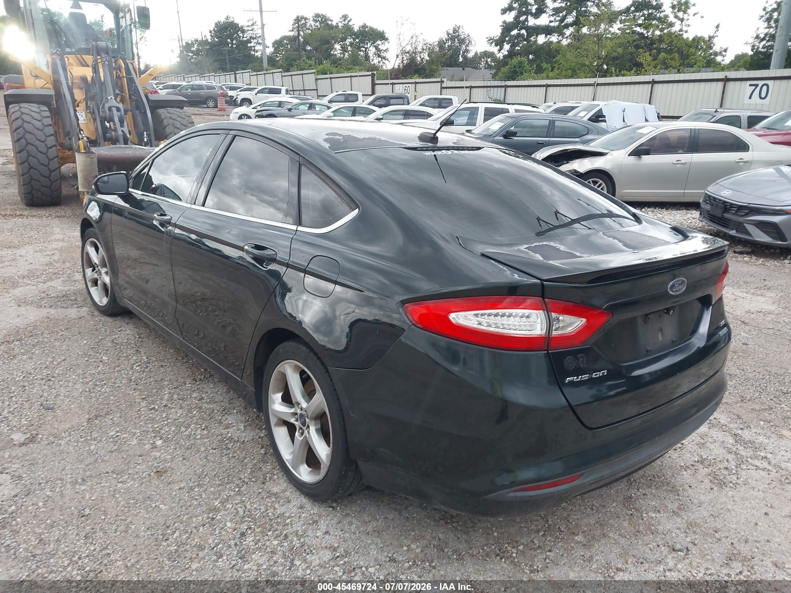 2014 Ford Fusion Se Black vin: 3FA6P0HDXER211796