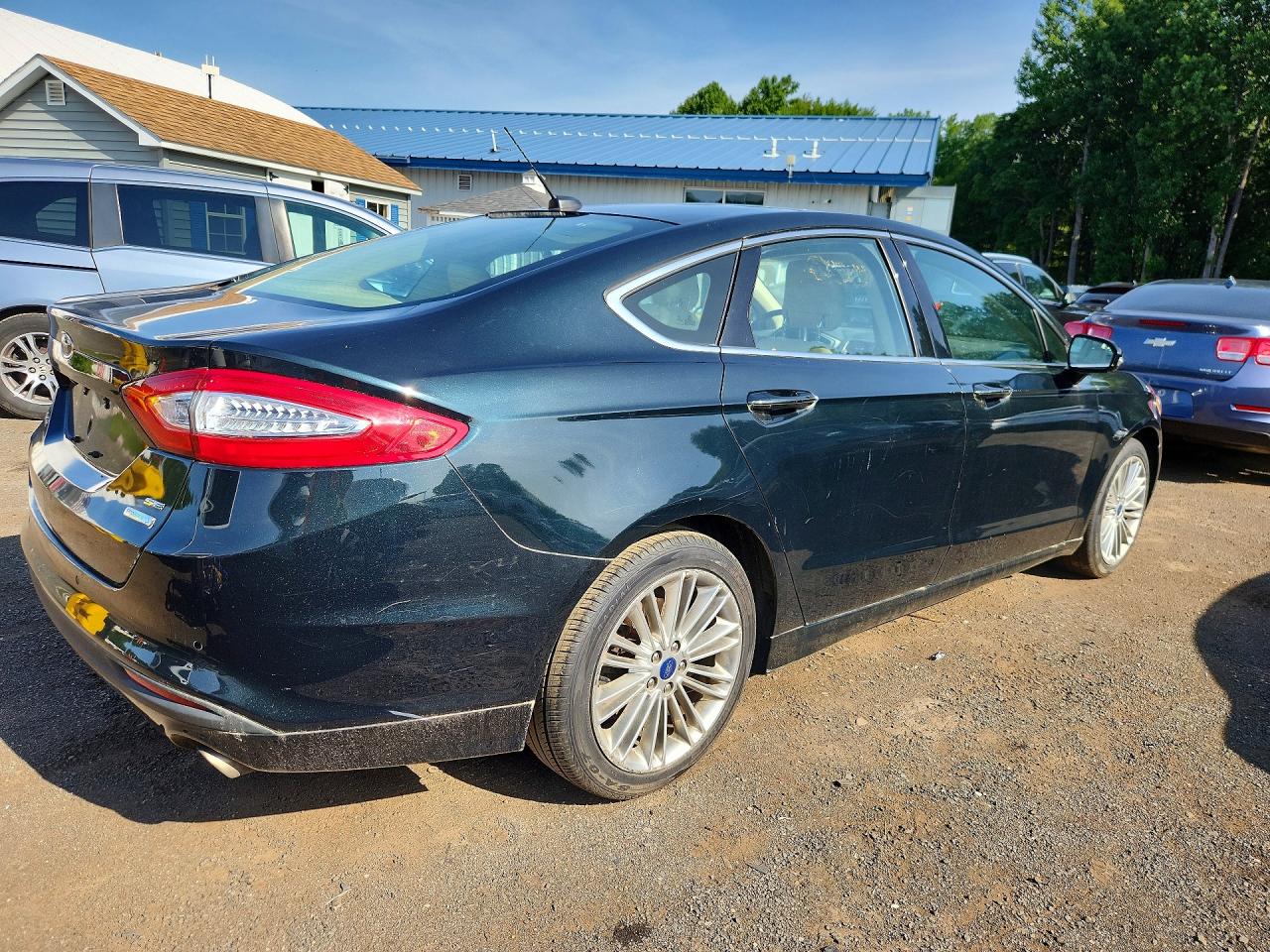 2014 Ford Fusion Se Black vin: 3FA6P0HDXER246094