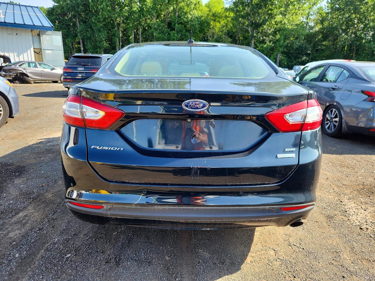 2014 Ford Fusion Se Black vin: 3FA6P0HDXER246094