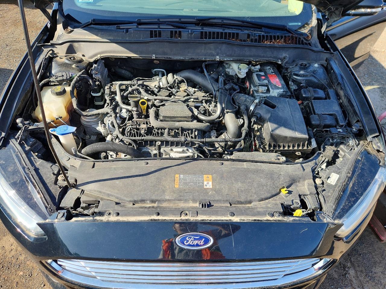 2014 Ford Fusion Se Black vin: 3FA6P0HDXER246094