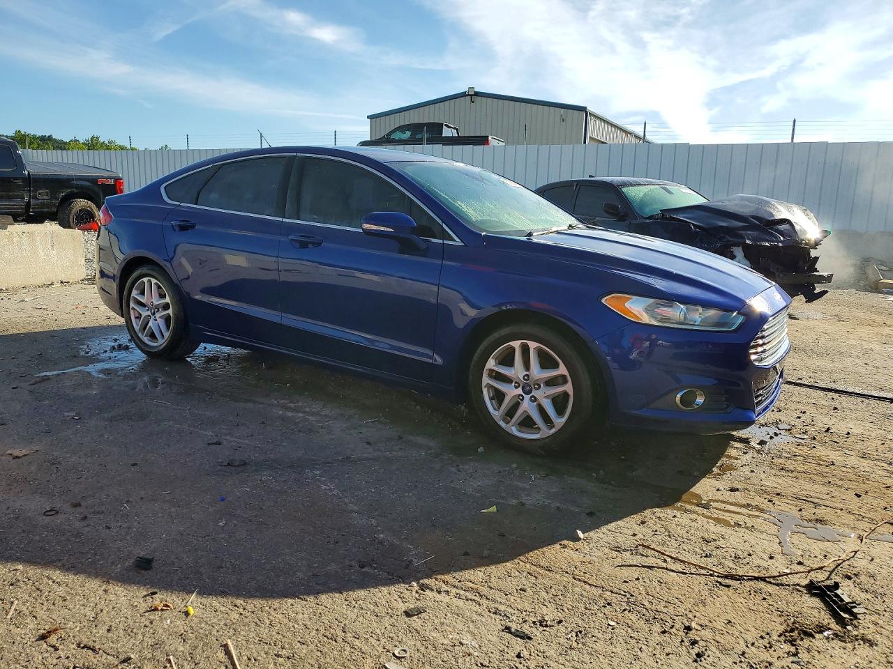 2014 Ford Fusion Se Blue vin: 3FA6P0HDXER275353