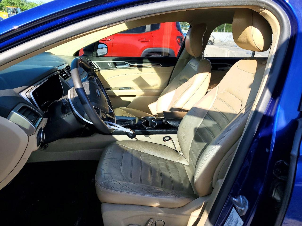 2014 Ford Fusion Se Blue vin: 3FA6P0HDXER275353