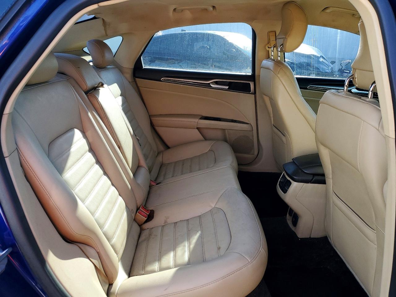 2014 Ford Fusion Se Blue vin: 3FA6P0HDXER275353