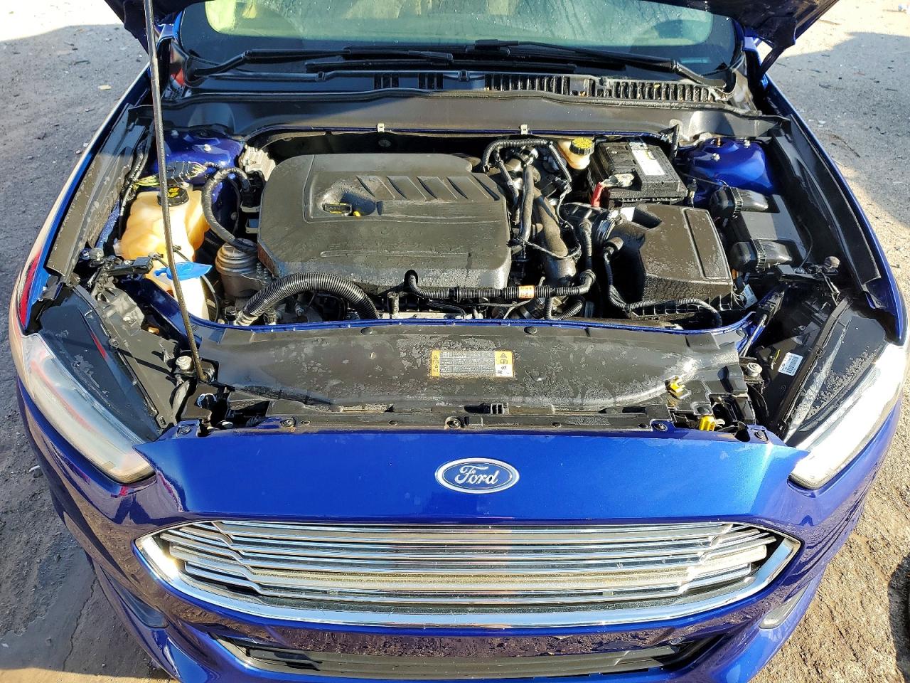 2014 Ford Fusion Se Blue vin: 3FA6P0HDXER275353