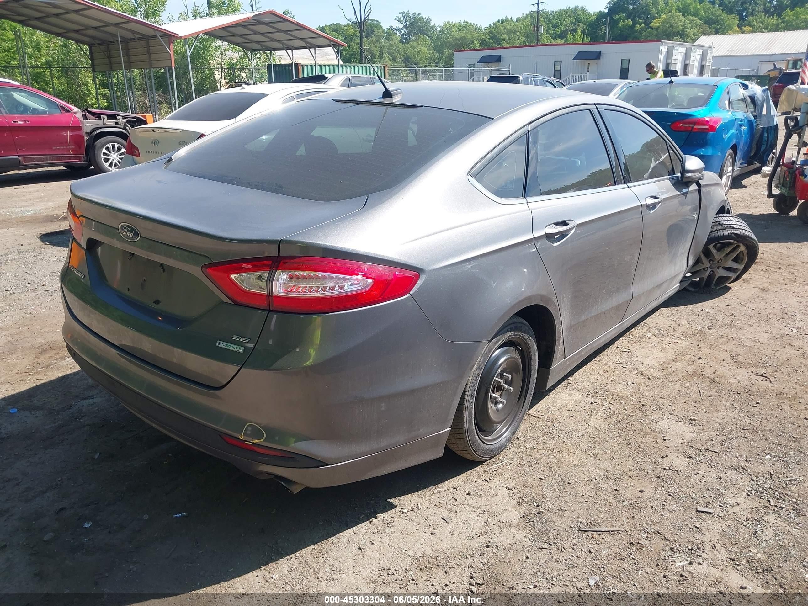 2014 Ford Fusion Se Silver vin: 3FA6P0HDXER281718
