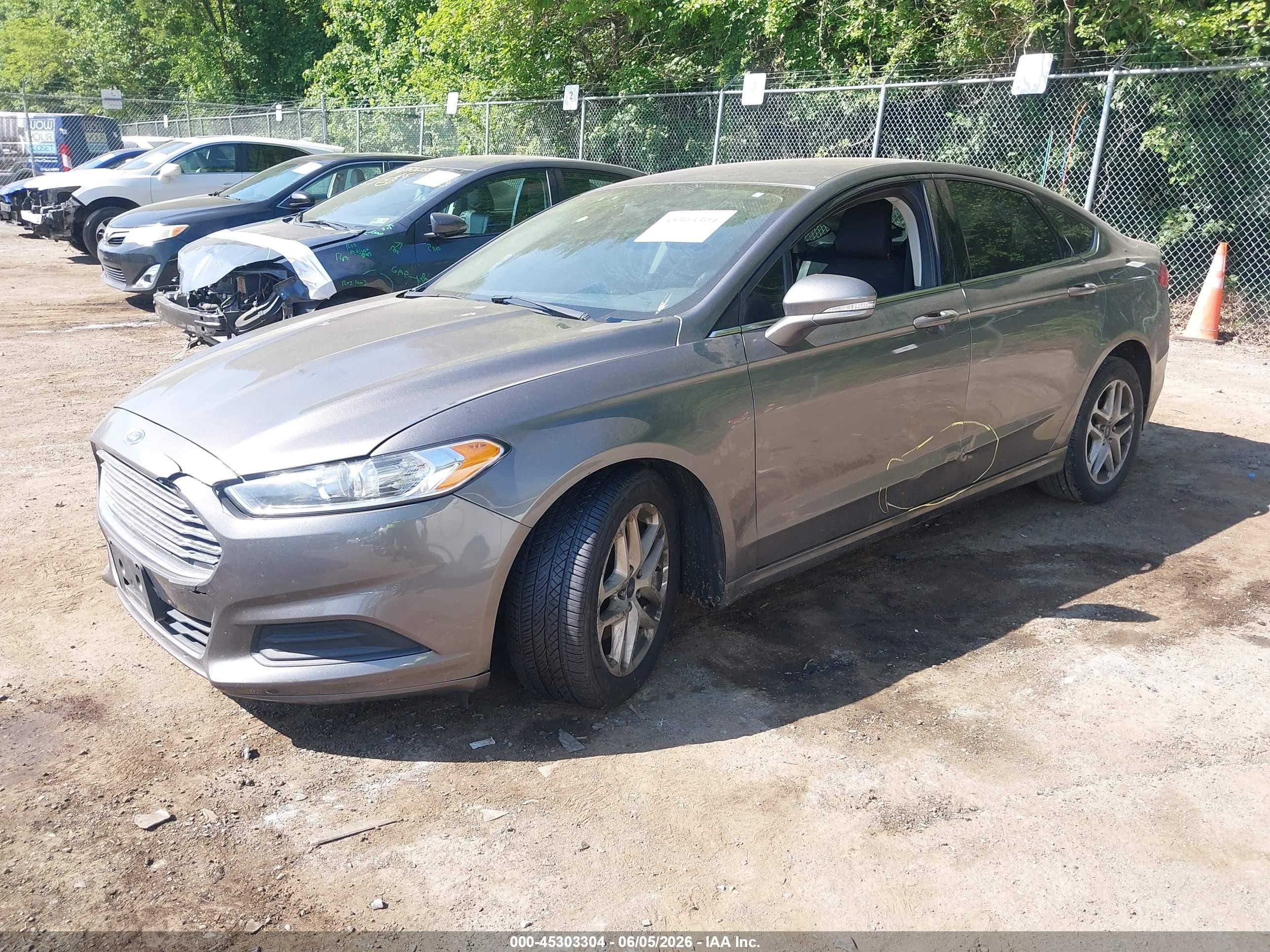 2014 Ford Fusion Se Silver vin: 3FA6P0HDXER281718