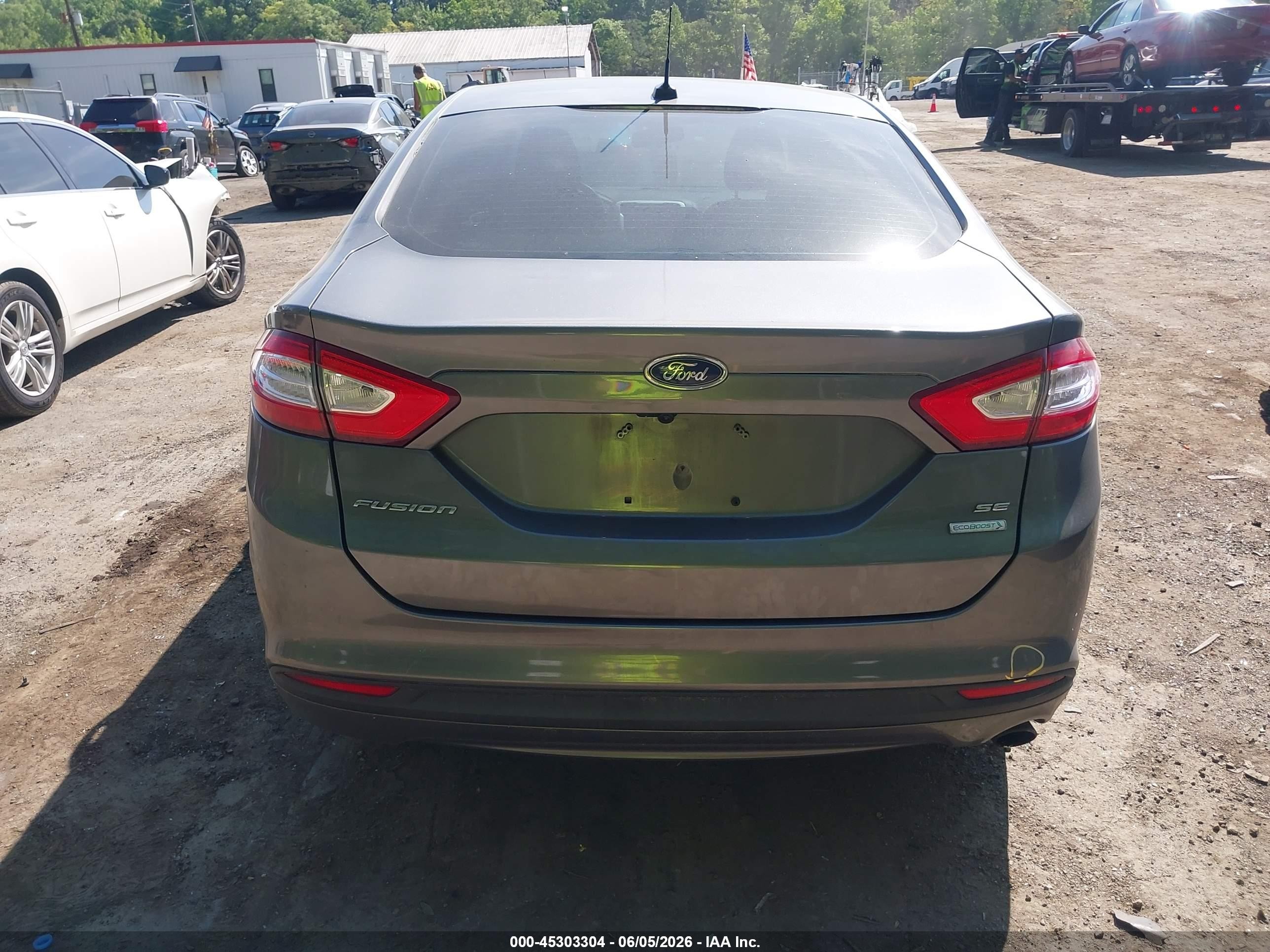 2014 Ford Fusion Se Silver vin: 3FA6P0HDXER281718