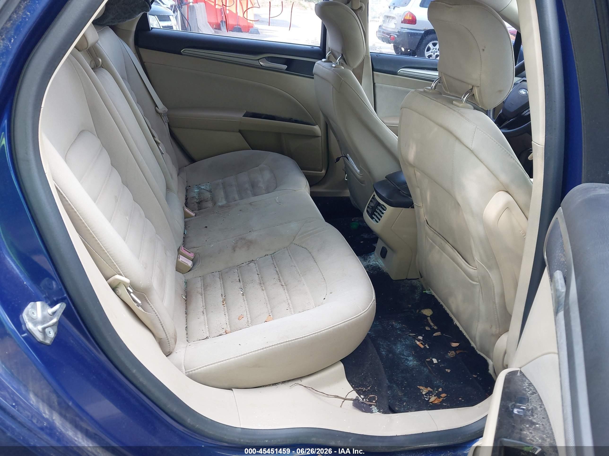 2014 Ford Fusion Se Blue vin: 3FA6P0HDXER284912