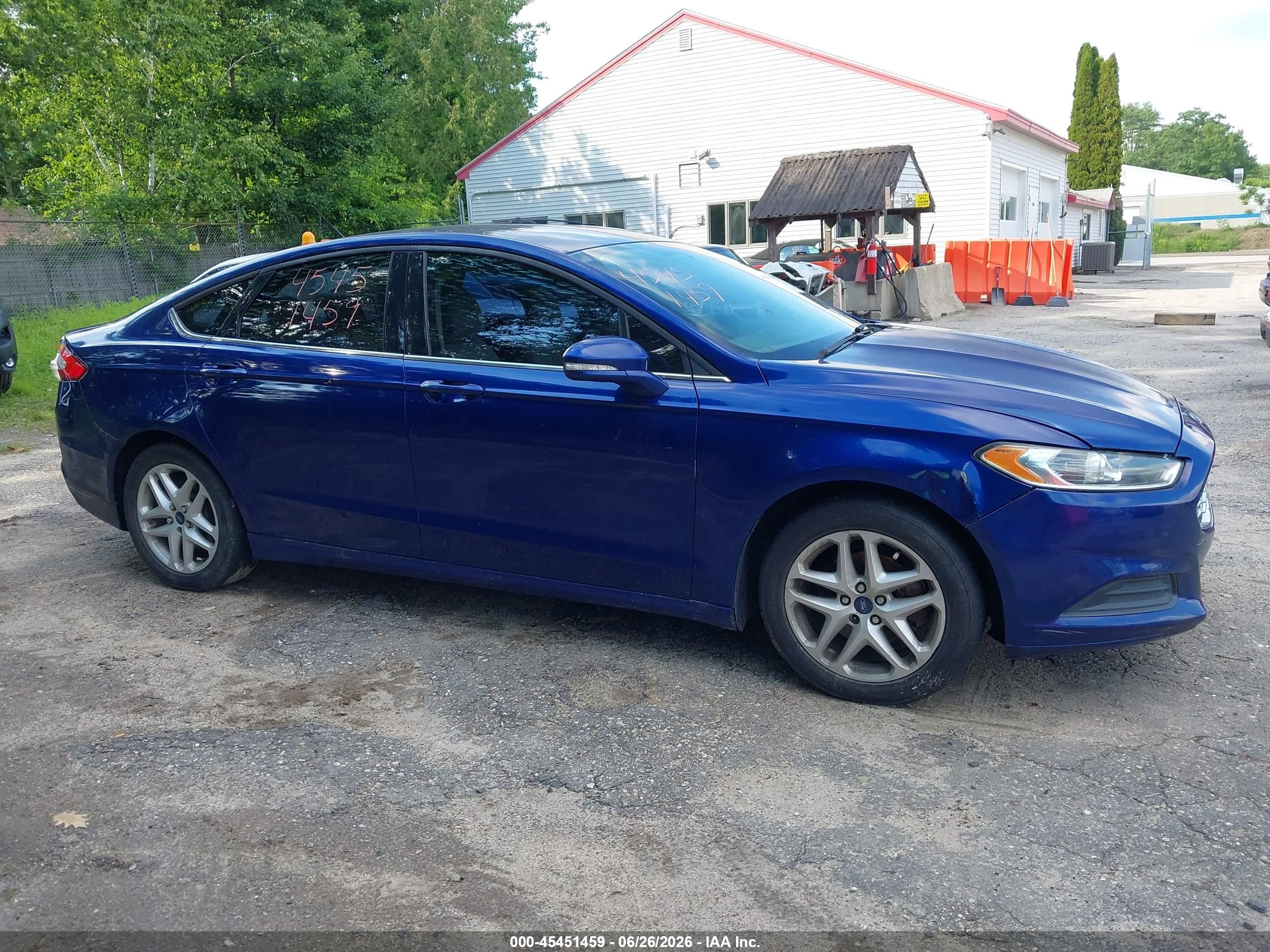 2014 Ford Fusion Se Blue vin: 3FA6P0HDXER284912