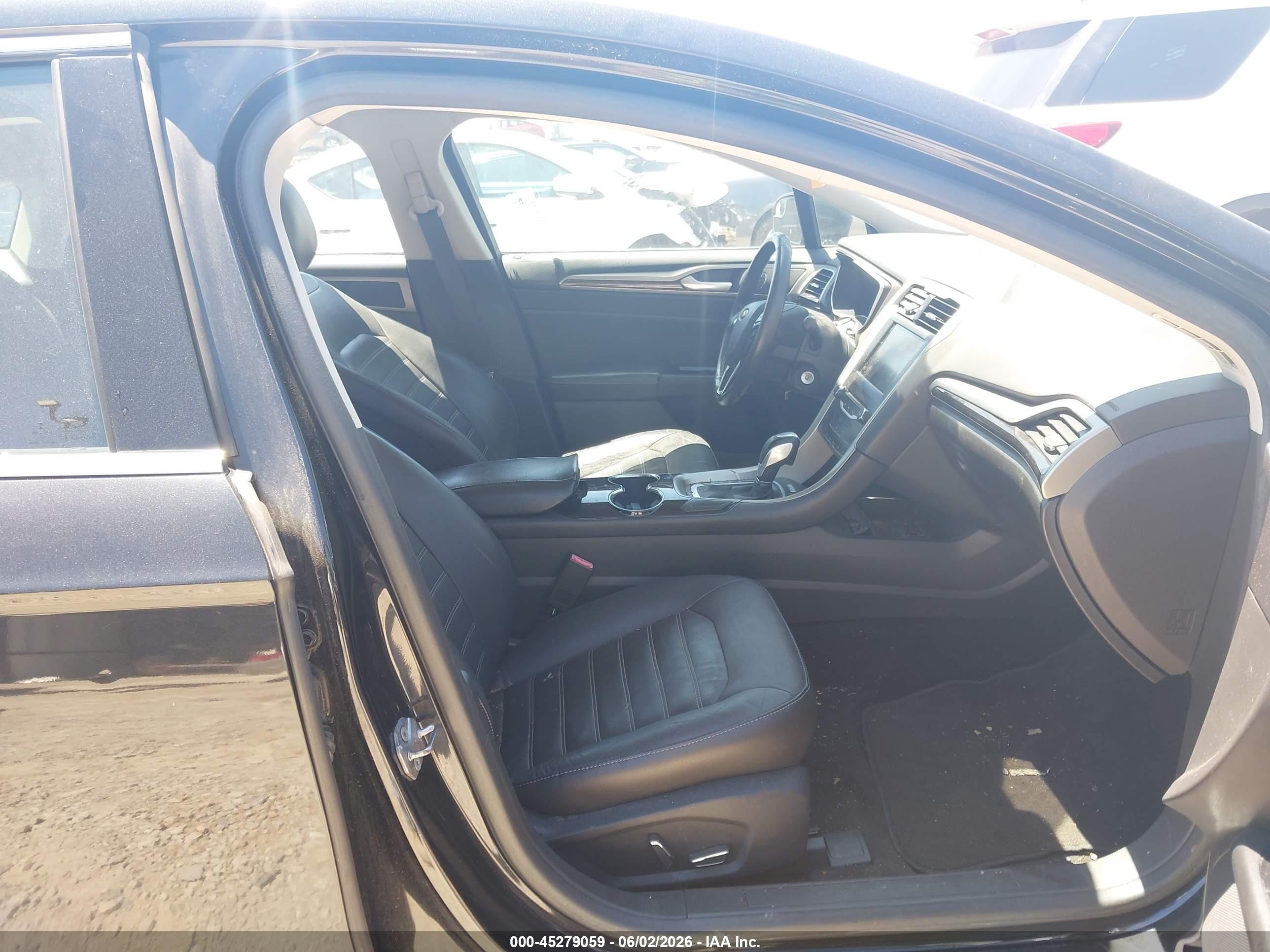 2014 Ford Fusion Se Black vin: 3FA6P0HDXER290080