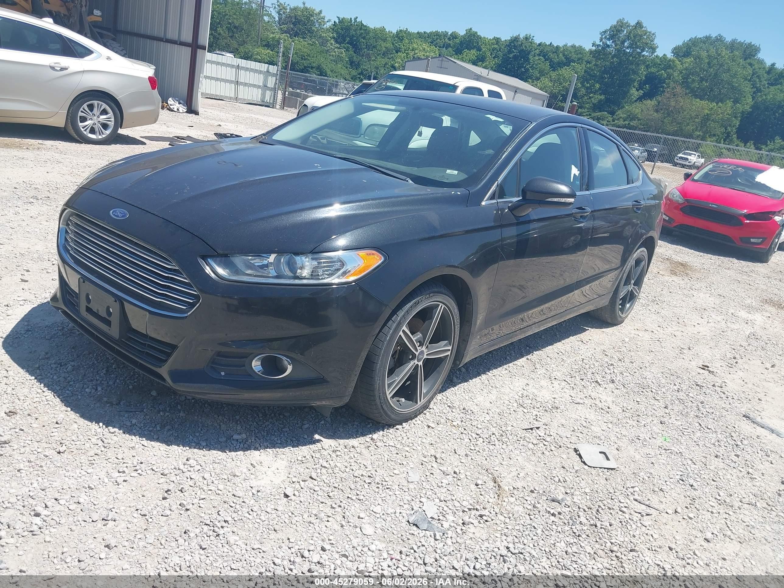 2014 Ford Fusion Se Black vin: 3FA6P0HDXER290080
