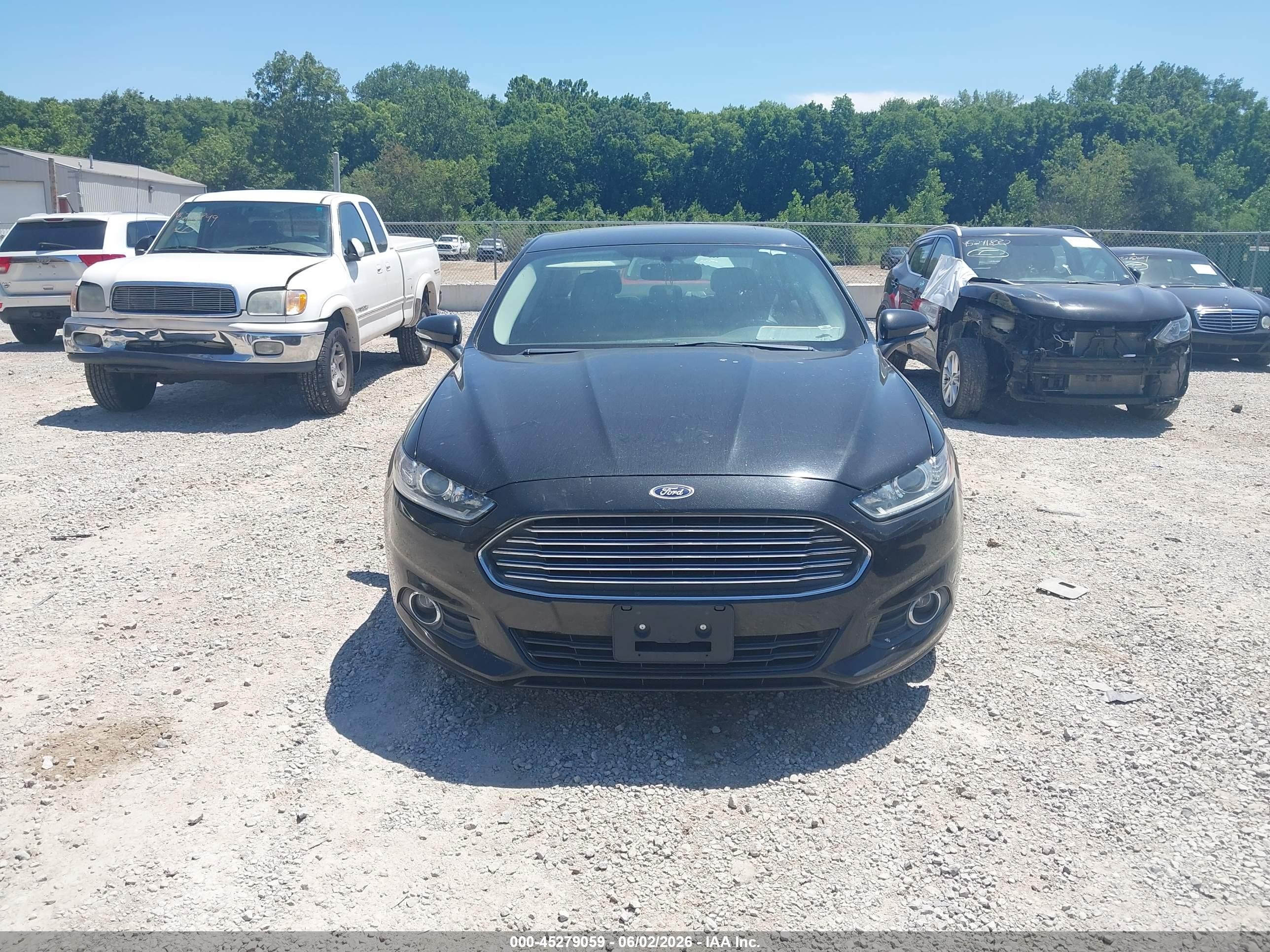 2014 Ford Fusion Se Black vin: 3FA6P0HDXER290080