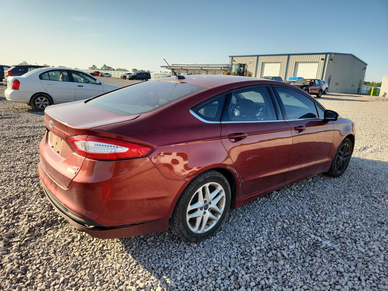 2014 Ford Fusion Se Burgundy vin: 3FA6P0HDXER300316