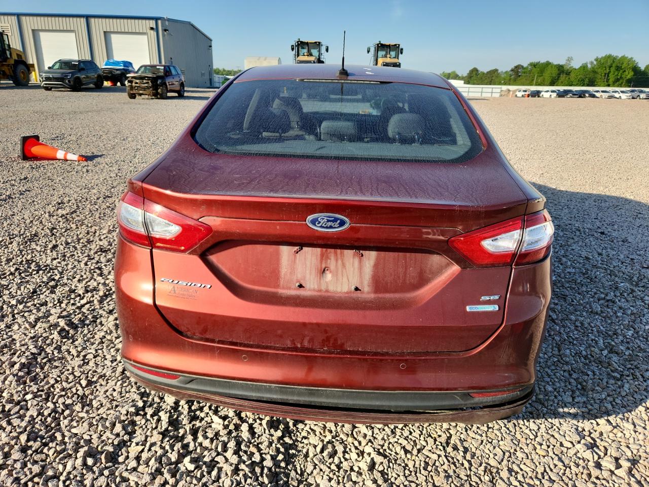 2014 Ford Fusion Se Burgundy vin: 3FA6P0HDXER300316