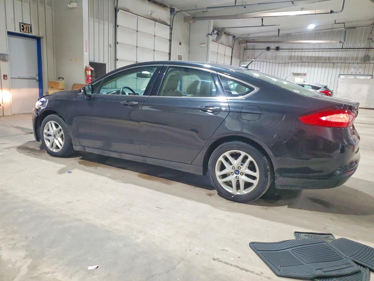2014 Ford Fusion Se Black vin: 3FA6P0HDXER303555
