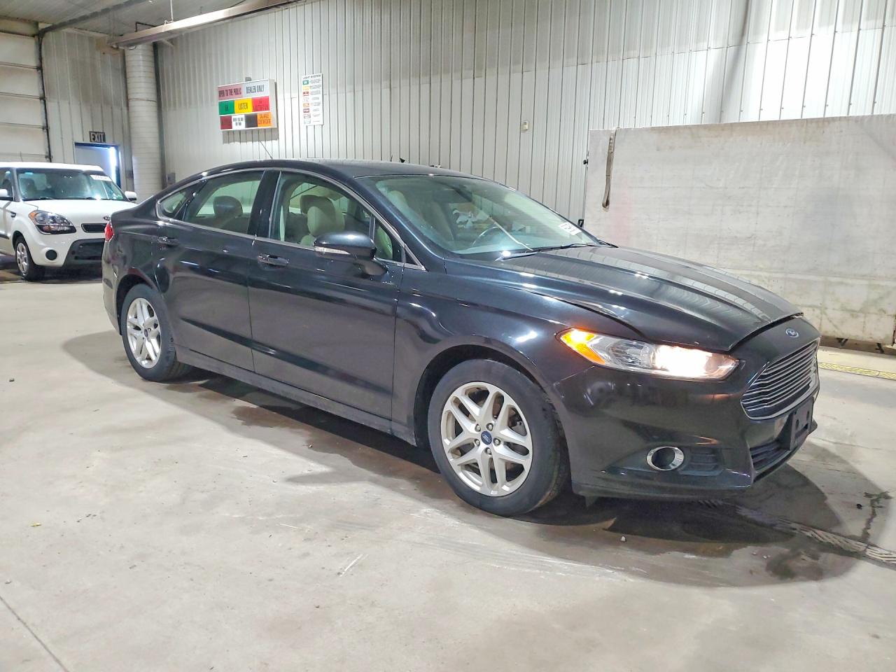 2014 Ford Fusion Se Black vin: 3FA6P0HDXER303555