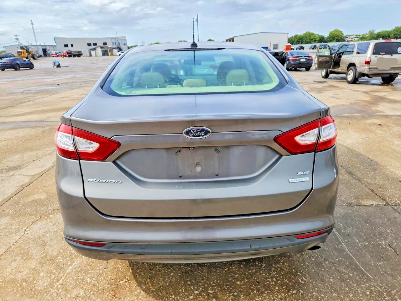 2014 Ford Fusion Se Gray vin: 3FA6P0HDXER329038