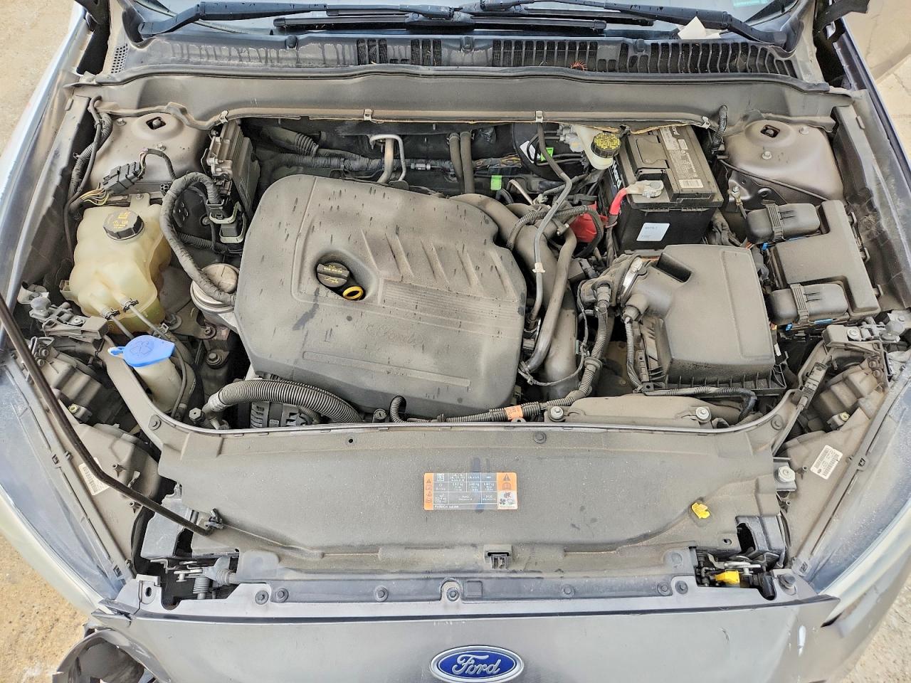 2014 Ford Fusion Se Gray vin: 3FA6P0HDXER329038