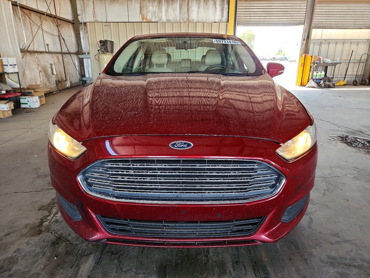 2014 Ford Fusion Se Red vin: 3FA6P0HDXER366574