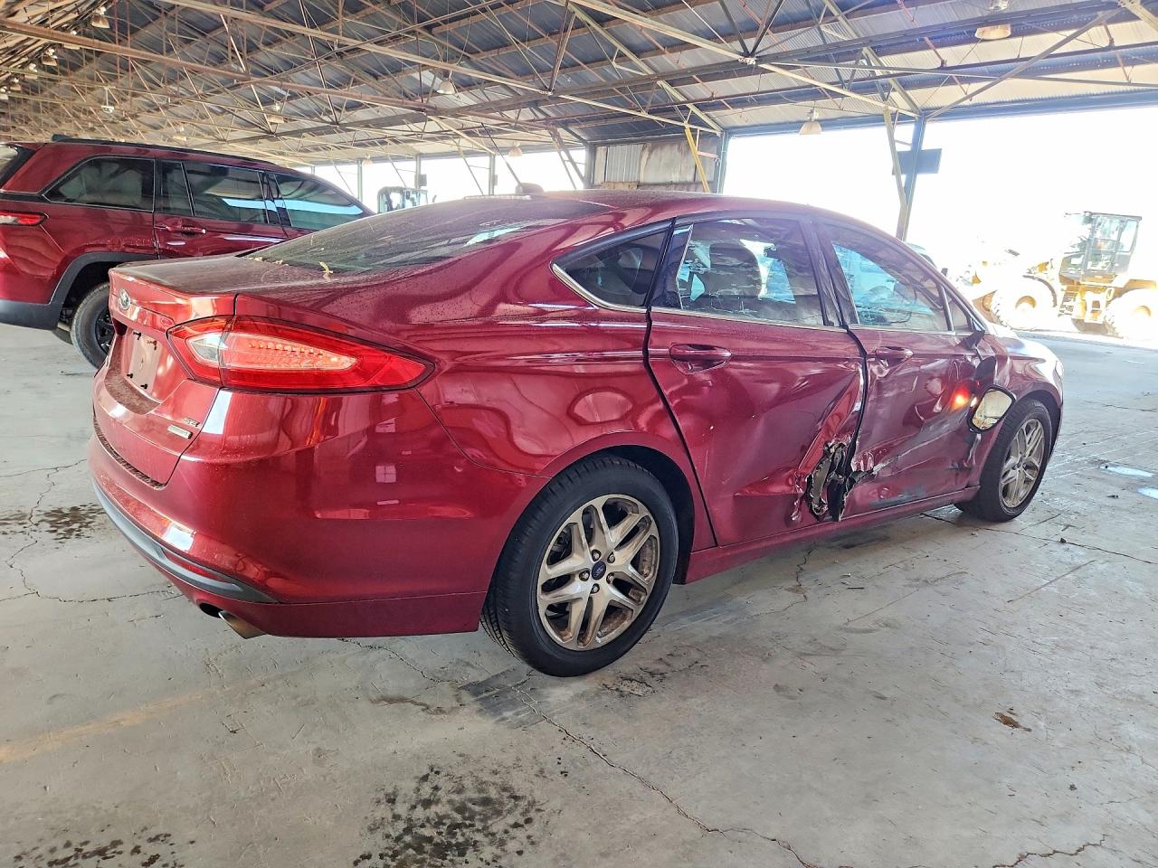 2014 Ford Fusion Se Red vin: 3FA6P0HDXER366574