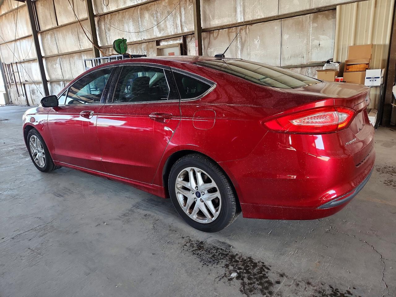 2014 Ford Fusion Se Red vin: 3FA6P0HDXER366574