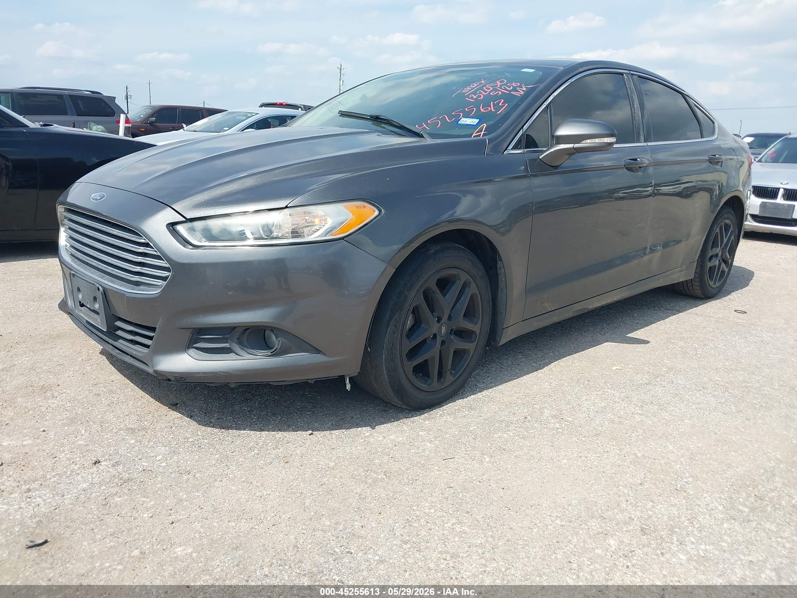2015 Ford Fusion Se Gray vin: 3FA6P0HDXFR132050