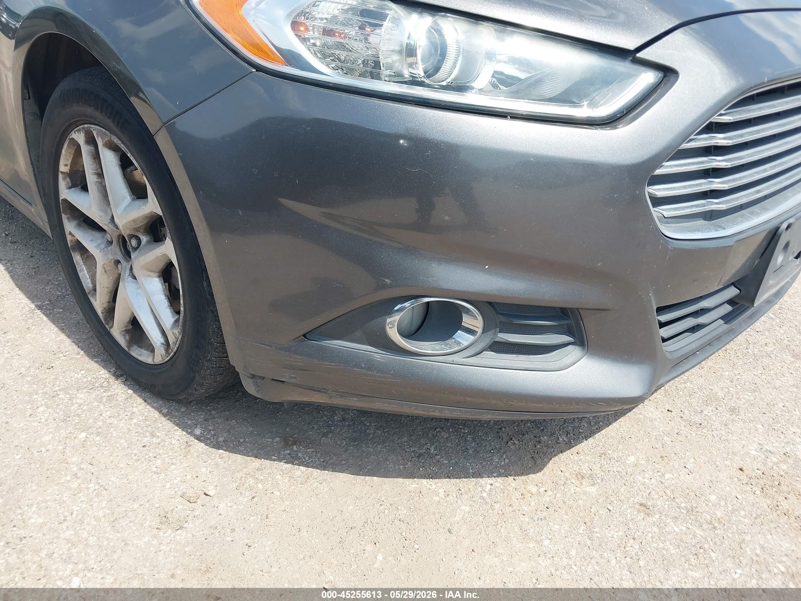 2015 Ford Fusion Se Gray vin: 3FA6P0HDXFR132050