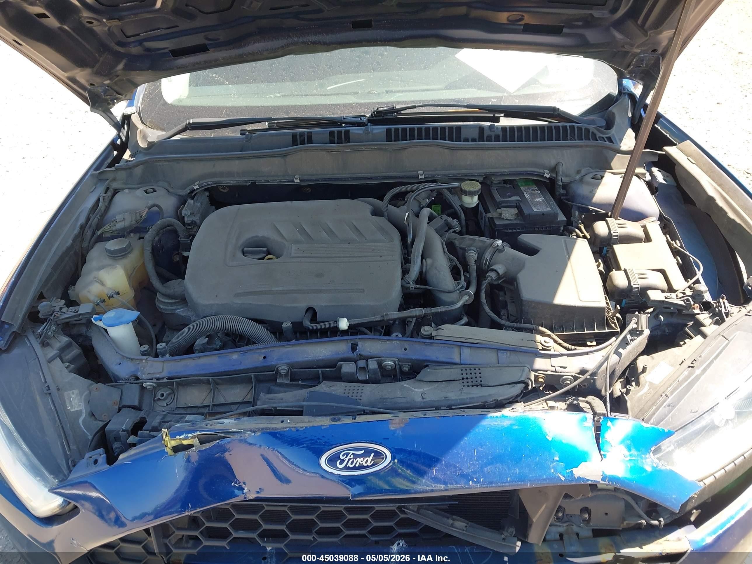 2015 Ford Fusion Se Blue vin: 3FA6P0HDXFR217423